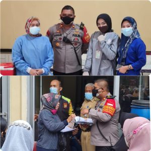 Kapolsek Cimanggis Kompol Ibrahim J Sadjab, Apresiasi Warga Serbu Gerai Vaksinasi Presisi Tahap II