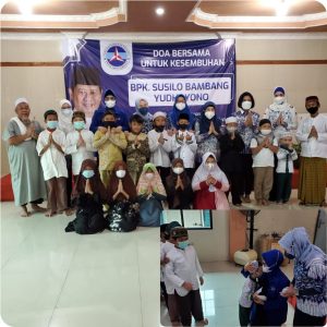 Hj.Endah Winarti, Gelar Doa Bersama Anak Yatim Untuk Kesembuhan SBY