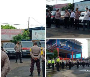 Pimpin Apel Pagi, Berikut Arahan Wakapolsek Cimanggis-Depok