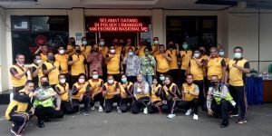 Sabtu Ceria Polsek Cimanggis Giatkan Olah Raga Pagi