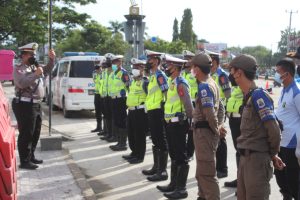Satlantas Polres Lebak Sosialisasi Uji Coba Ganjil Genap Menjelang Nataru