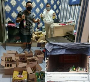 Satreskrim Polres Lebak Gagalkan Pengiriman Miras ke Lebak