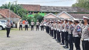 Kasatlantas Polres Lebak Instruksikan Agar Waspada Dalam Perkembangan Covid Omicorn