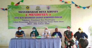 Musdesus Desa Setu Hasilkan 118 KPM