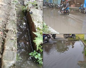 Genangan Air di Pasar Modern Tradisional Jasinga Dikeluhkan Pengunjung