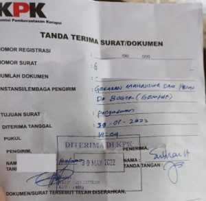 Laporan GEMPAR Soal Proyek Pembangunan RSUD Bogor Utara Ditanggapi KPK