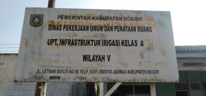 Dikonfirmasi Terkait Irigasi Sodong, Kepala UPT Irigasi Jasinga Mangkir