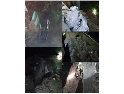 Akses Jalan Hampir Terputus, Guyuran Hujan Deras Landa Desa Harkatjaya