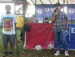 Ini Pesan Kades Jugalajaya di Acara Pembukaan Turnamen Open Sepakbola Pemuda Kembang Kuning Cup 2023