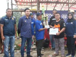 M. Rizky Hadiri Laga Partai Final Turnamen Sepakbola Tarkam Open Kembang Kuning 