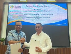 Sambut Hari Lahir Pancasila, PLN UIP JBTB dan Kantor Pertanahan Kab Gresik Teken Kerja Sama Kawal Proyek Strategis Nasional SUTT 150 kV Bungah-Paciran dan Wringinanom