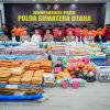 Polda Sumut Ungkap 3.865 Kasus Narkoba dalam Enam Bulan, Sita 5,3 Ton Barang Bukti