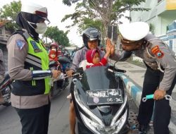 Satlantas Polres Sampang Sosialisasi Operasi Patuh Semeru 2022, Caranya Unik Yuk dintip !