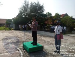 Kapolsek Sreseh Menghimbau Siswa SMA N 1 Sreseh Bijak Dalam Berteman