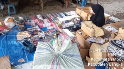 Diduga Agen Rokok Tanpa Cukai jual Bebas Di Bangkalan