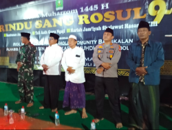 Dihadiri PJ Kades Desa Noreh, Rindu Syang Rosul 9 Santuni 100 Anak Yatim