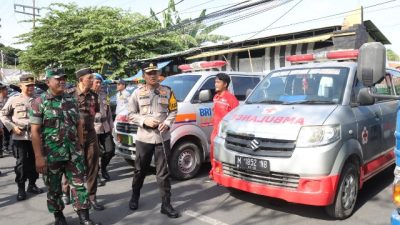 Polres Sampang Gelar Apel Persiapan Penanggulangan Bencana