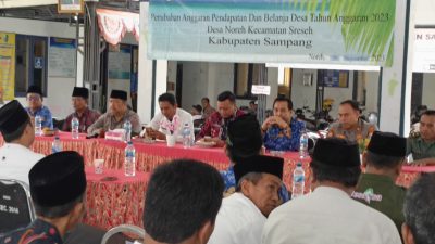 Kapolsek Sreseh Jamin ke’amanan Dalam acara Musdes