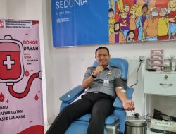 Peringati Hari Pengayoman ke-79, Lapas Lapas Gelar Kegiatan Donor Darah bersama DWP Lapas Lumajang