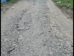Jalan Cahub Ganya Rusak Parah Luput Pantauan Pemerintah