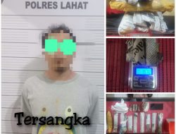 Tim Satresnarkoba Polres Lahat bekuk Tersangka Pengedar Narkoba