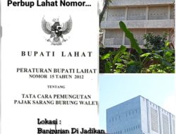 Tempat Usaha Sarang Burung Walet disinyalir Tak Berijin