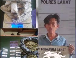 Seorang Pria Pengedar Ganja Dibekuk Polisi