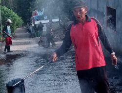 Peningkatan Jalan Desa Ngalam Baru Selesai Rampung Dilaksanakan
