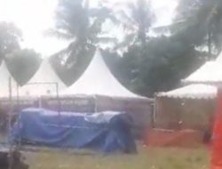 Bazar, Pasar Malam di lapangan desa Sungai Laru Kecamatan Kikim Tengah, Lahat Terindikasi Praktik Judi