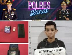Satresnarkoba Polres Lahat Amankan Tersangka Pengedar Narkotika