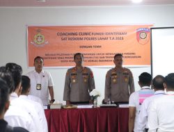 Kapolres Lahat Buka Pelatihan Coaching Klinik