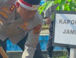 Kapolda Jambi Irjen Pol Rusdi Hartono Serentak  Laksanakan Penanaman 1000 Pohon Bertema  “Polri Lestarikan Negeri Penghijauan Dini”