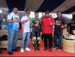 Kapolda Jambi, Irjen Pol Rusdi Hartono membuka Sumatra Cup Prix (SCP) Nasional Championship 2023 di Zabag Nasional Sirkuit Muara Sabak Tanjab Timur.