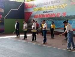 Kejuaraan Tennis Se – Sumatera Gebyar Merdeka 78 Kapolresta CUP Jambi 2023 Resmi Dibuka Walikota Jambi.