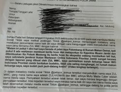 *Info Terkini Terkait Tindaklanjut Lapduan Nomor : Lapduan/146/VlII/Res.2.5/2023 Di Mapolda Jambi*