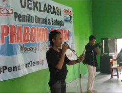 Ratusan Relawan Pendekar Gemoy Bojonegoro Siap Menangkan Prabowo Gibran Sekali Putaran di Pemilu 2024