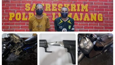 Dua Pelaku Pencurian Sepeda Motor, di Bekuk Tim Sus Polres Lumajang